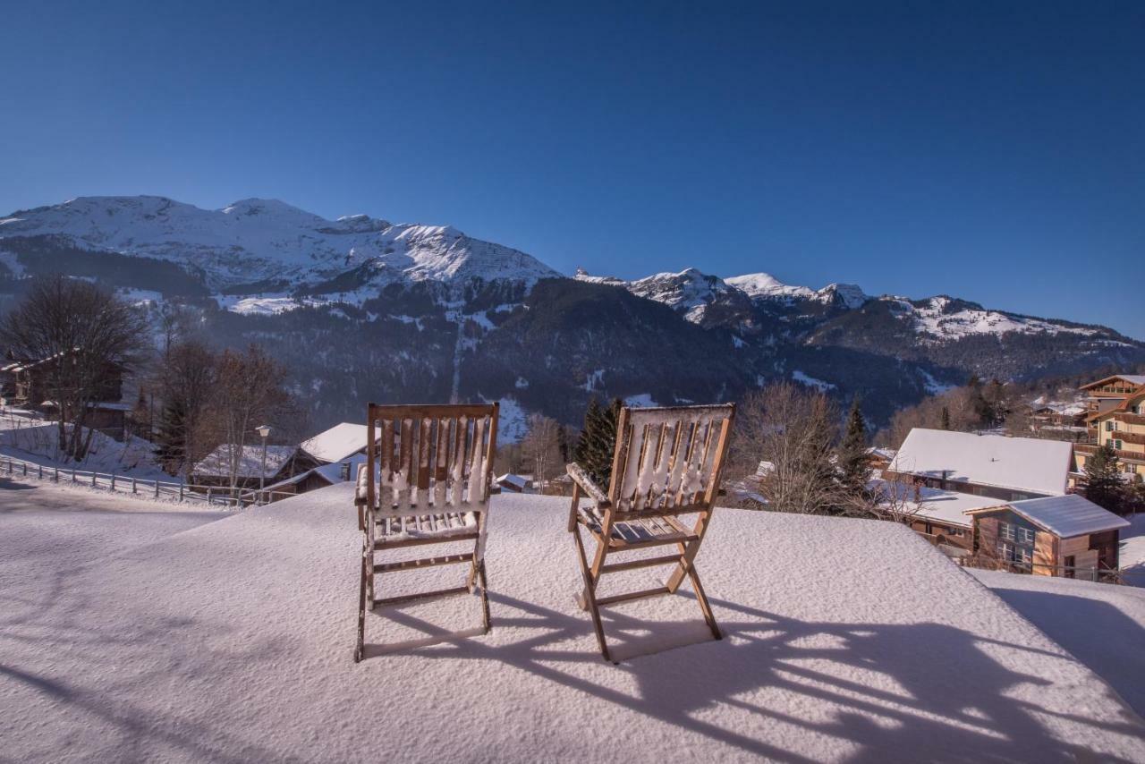 Chalet Roossi 3 Apartment Wengen Exterior photo